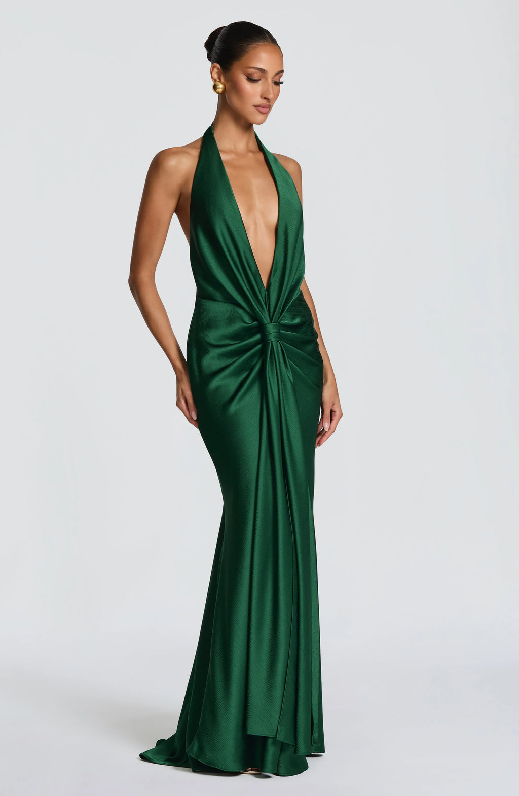 Linette Gown - Emerald
