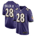 Trayvon Mullen Jr. Baltimore Ravens Nike Team Game Jersey -  Purple