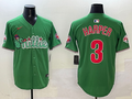 Men's Philadelphia Phillies Bryce Harper #3 Green Replica Team Jersey