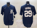 Men's Detroit Tigers Tarik Skubal #29 Navy Replica Player Jersey