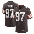 Tommy Togiai Cleveland Browns Nike  Game Jersey -  Brown