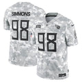 Jeffery Simmons Tennessee Titans Salute To Service 2024 Jersey