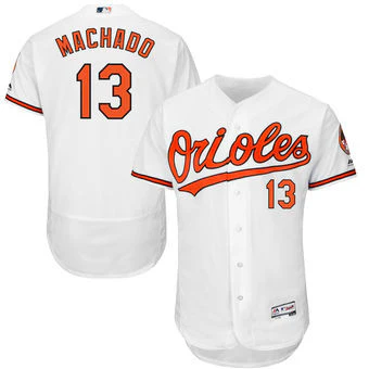 Manny Machado Baltimore Orioles Mens White jersey