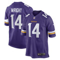 Ryan Wright Minnesota Vikings Nike Game   Jersey - Purple