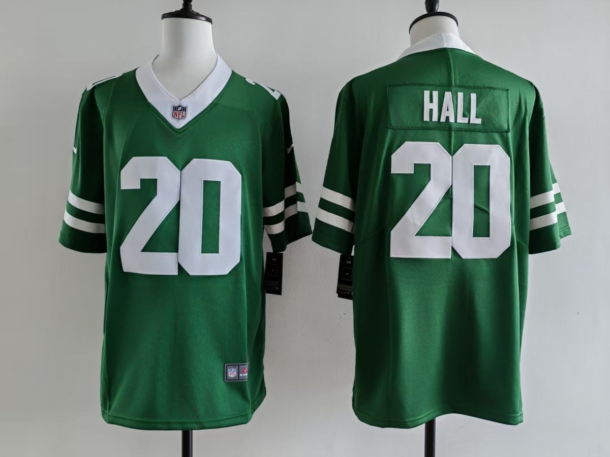 Men's New York Jets Breece Hall Jersey-Green