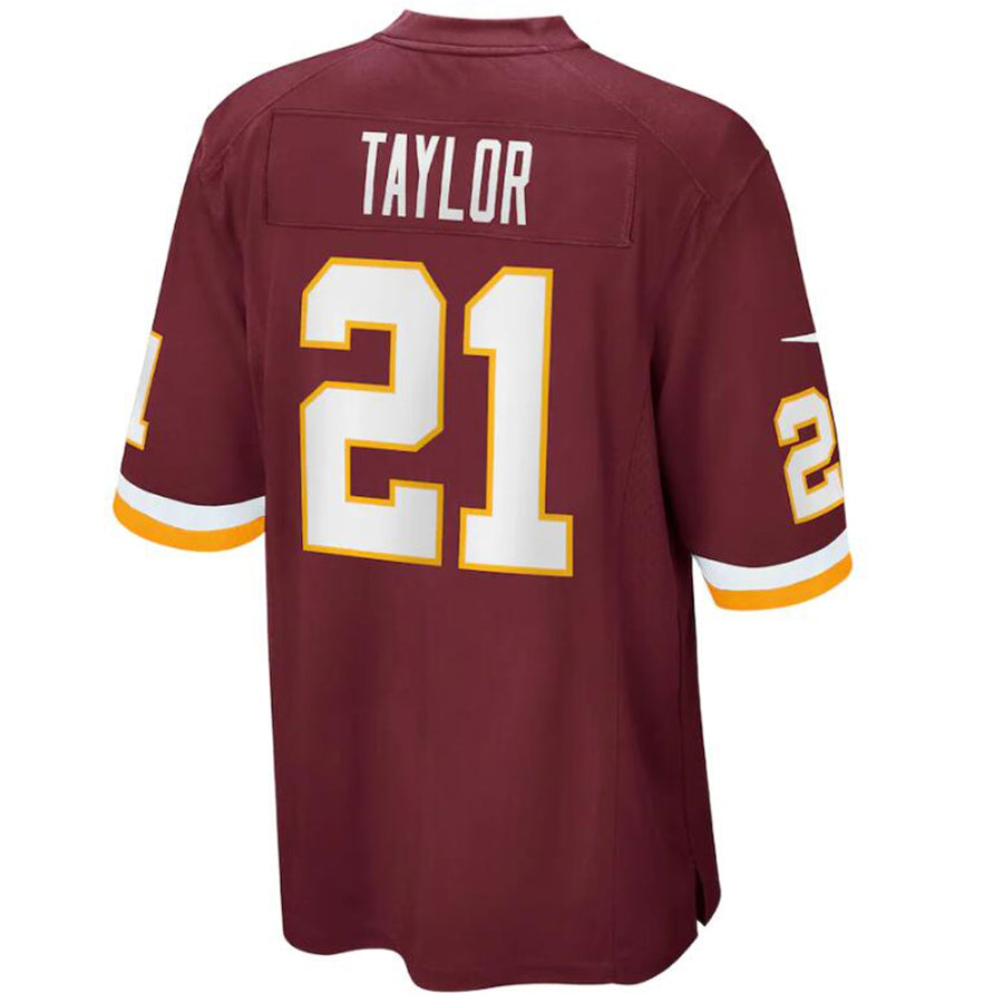 W.Commanders #21 Sean Taylor  Player Red Stitched Game Football Jerseys