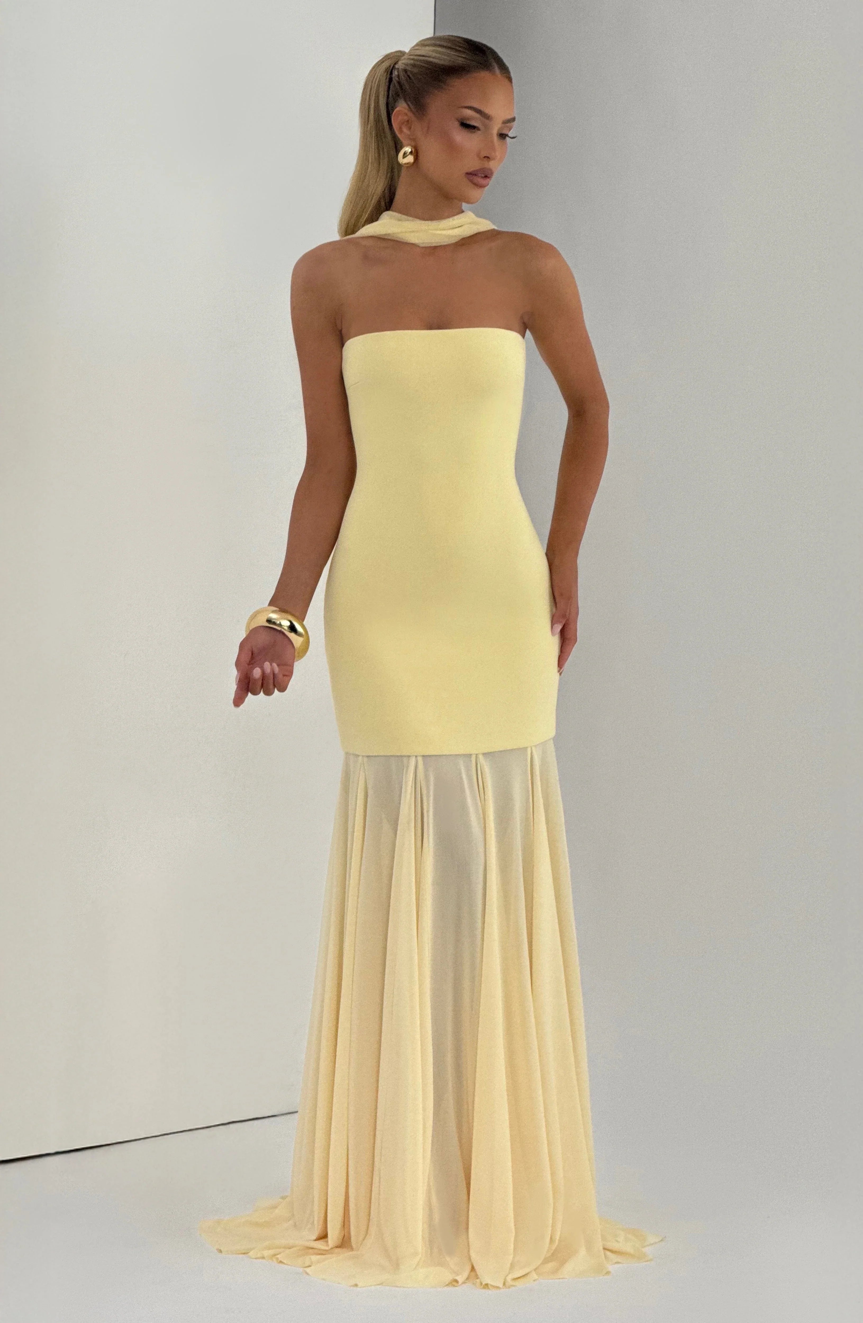Merritt Gown - Lemon