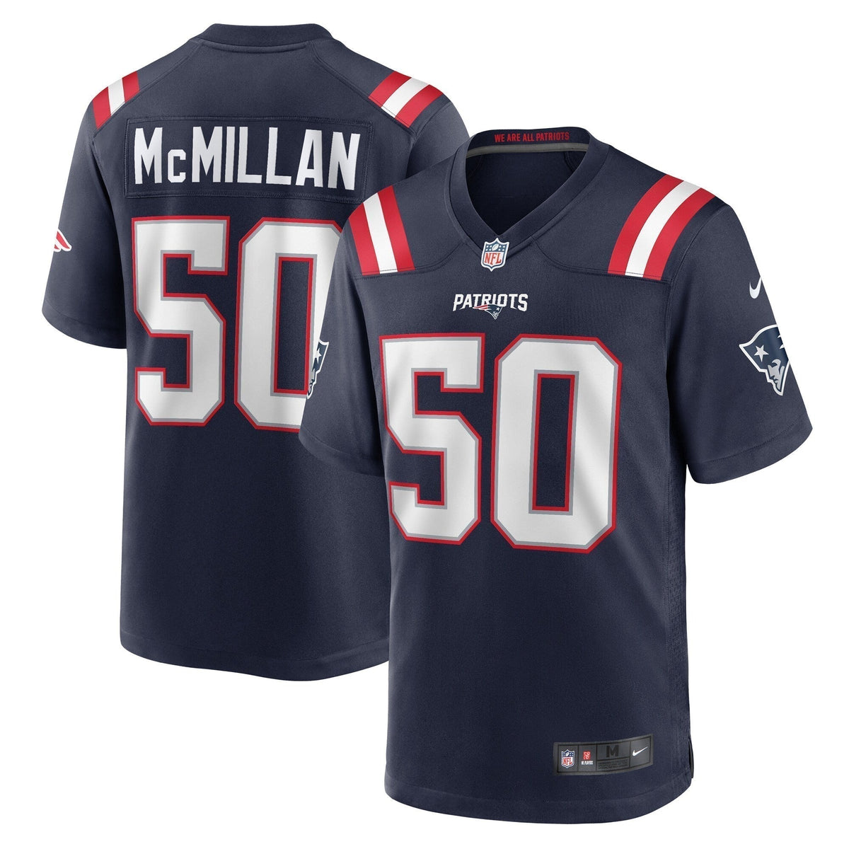 Raekwon McMillan New England Patriots Nike Home Game   Jersey - Navy