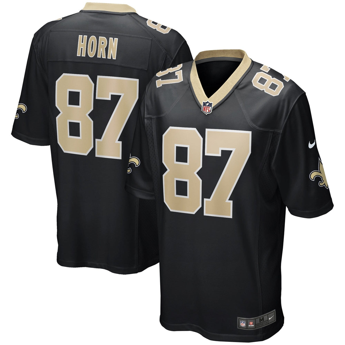 Joe Horn New Orleans Saints Nike Game Retired   Jersey - Black