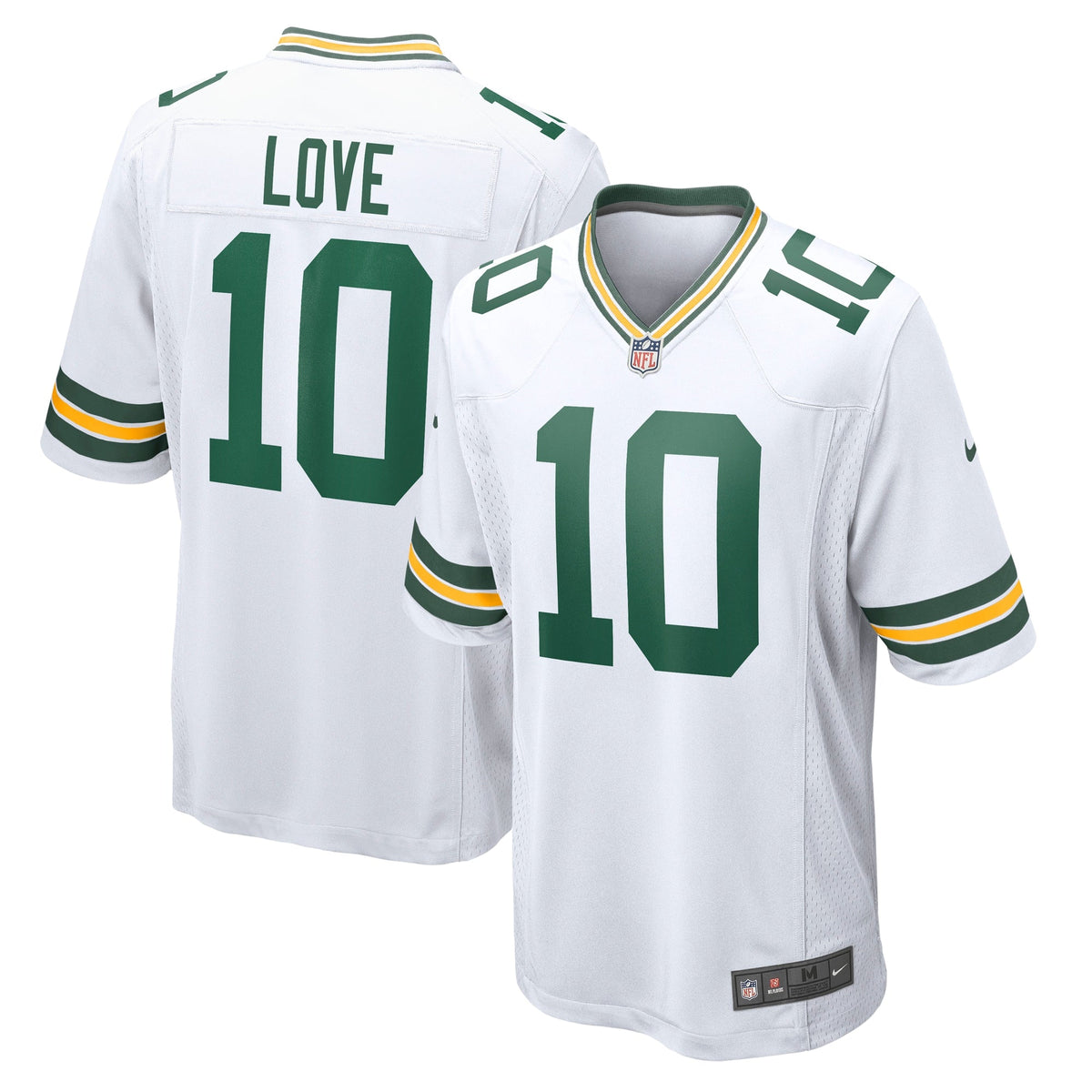 Jordan Love Green Bay Packers Nike  Game Jersey - White