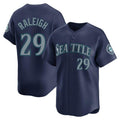 #29 Cal Raleigh Player S.Mariners Road Baseball Jerseys - Navy Limited