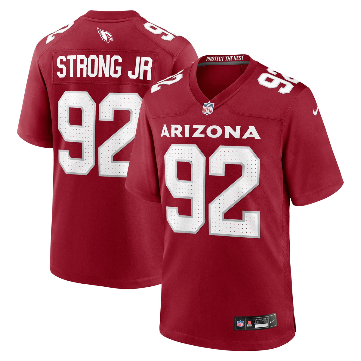 Kevin Strong Arizona Cardinals Nike Game   Jersey - Cardinal