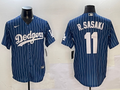 Men's Los Angeles Dodgers Roki Sasaki #11 Royal Game Player Jersey
