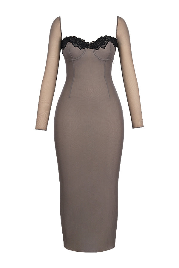 smoke corset dress