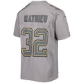 #32 Tyrann Mathieu Player NO.Saints Gray American Game Stitched Football Jerseys