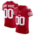 Men's Nike Scarlet San Francisco 49ers Vapor F.U.S.E. Elite Custom Jersey