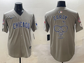 Men's Chicago Cubs Harry Caray Gray Replica Player Jersey