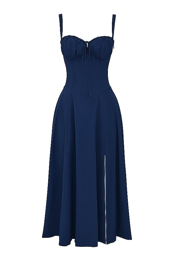french navy bustier sundress