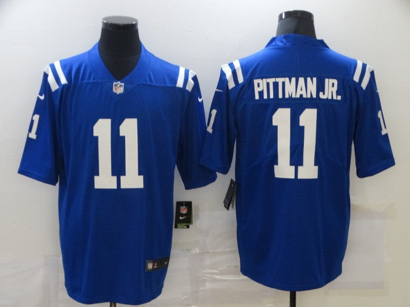 Men's Indianapolis Colts Michael Pittman Jr. #11 Blue Game Jersey1
