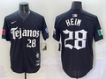 Men's Texas Rangers Jonah Heim #28 Black Limited Player Jersey