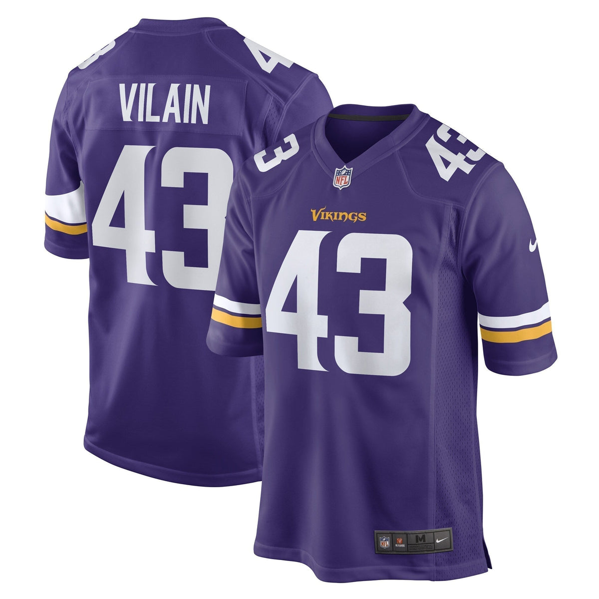 Luiji Vilain Minnesota Vikings Nike Game   Jersey - Purple