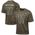 Youth Seattle Seahawks Jaxon Smith-Njigba Nike Olive 2025 Salute to Service Game Jersey
