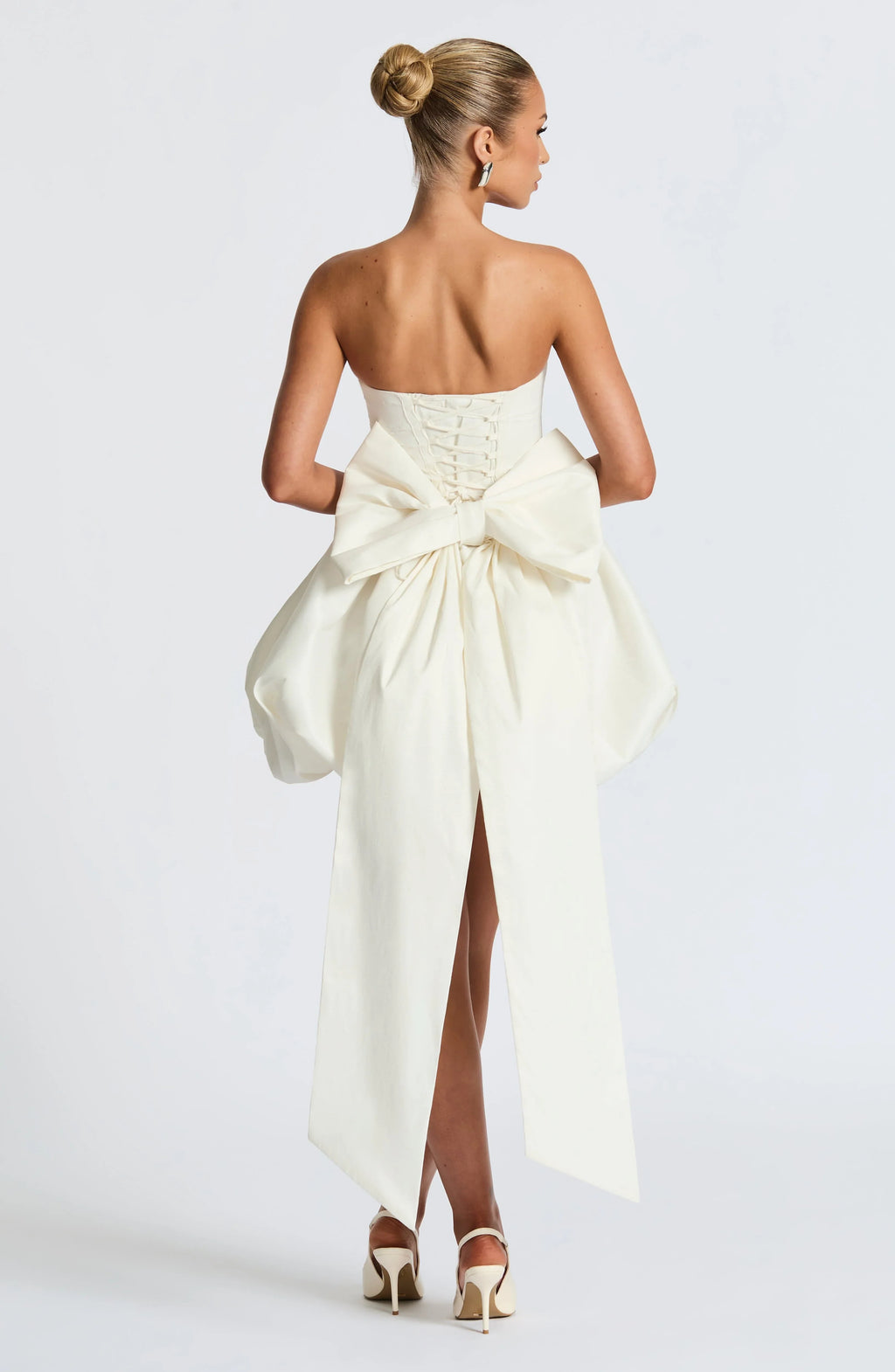 Lotus Mini Dress - Ivory