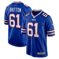 Gunner Britton Buffalo Bills Nike Game Jersey -  Royal