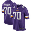 Jim Marshall Minnesota Vikings Nike Game Retired   Jersey - Purple