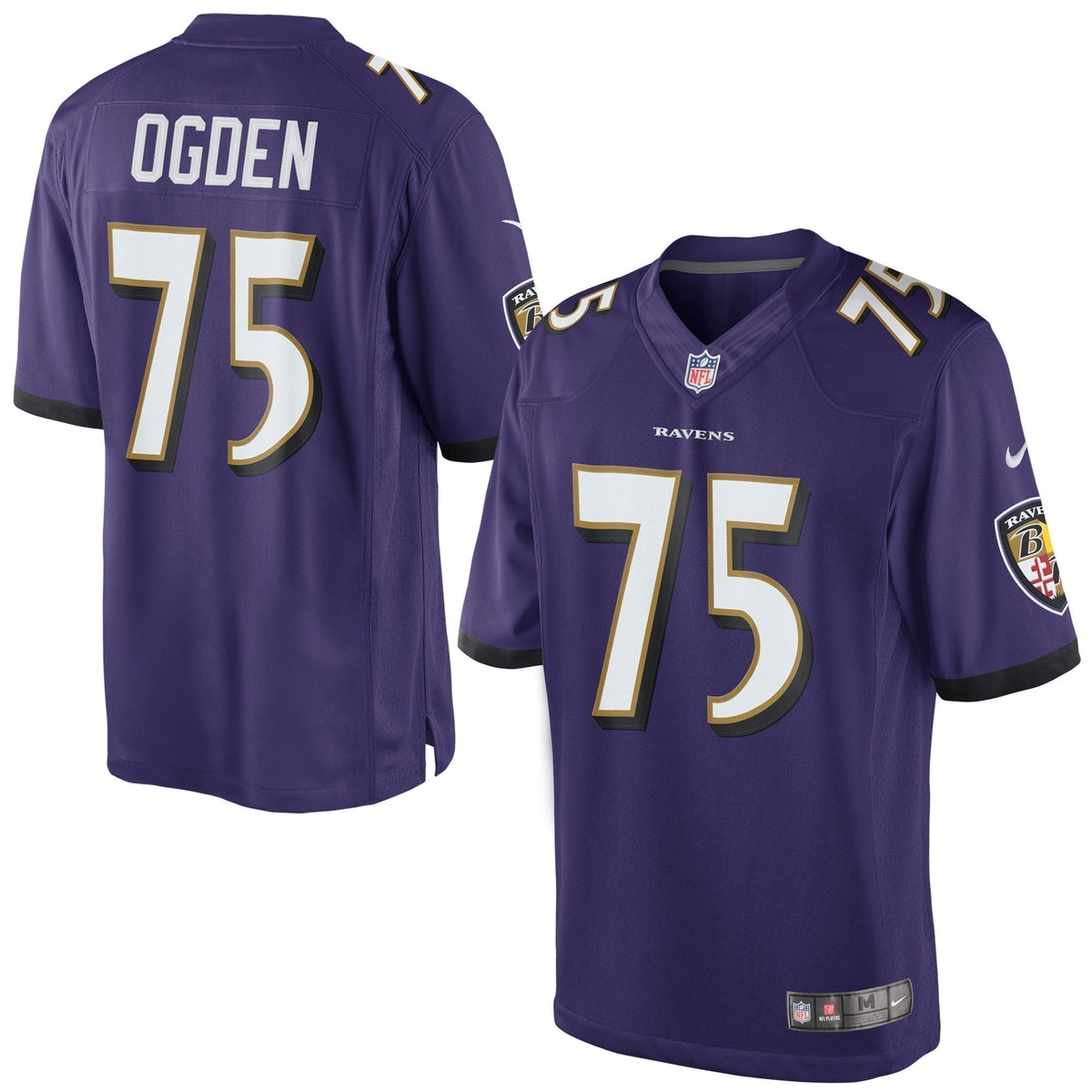 Jonathan Ogden Baltimore Ravens Nike Retired   Limited Jersey - Purple