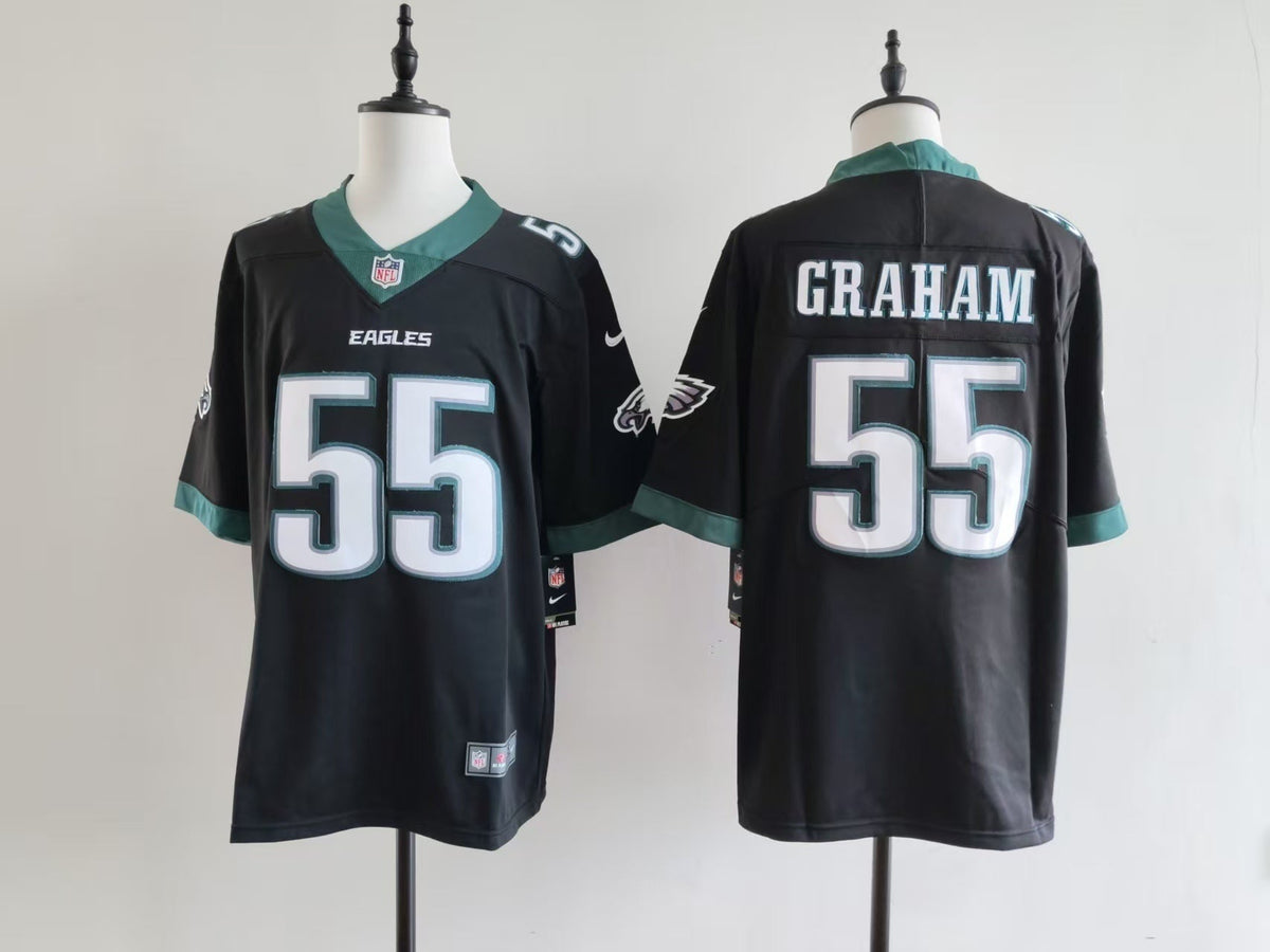 Men's Philadelphia Eagles Brandon Graham Nike Jersey-Black