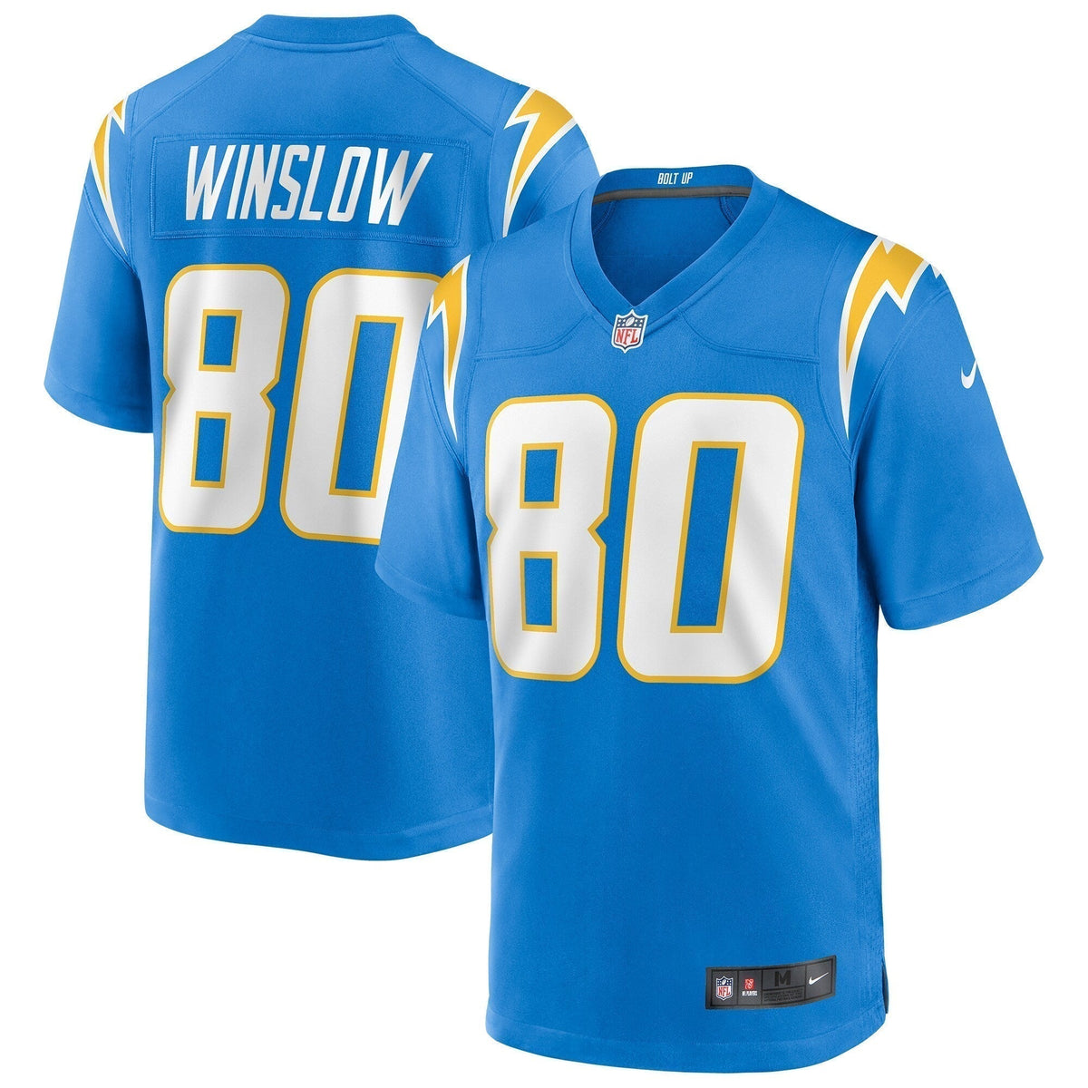 Kellen Winslow Los Angeles Chargers Nike Game Retired   Jersey - Powder Blue