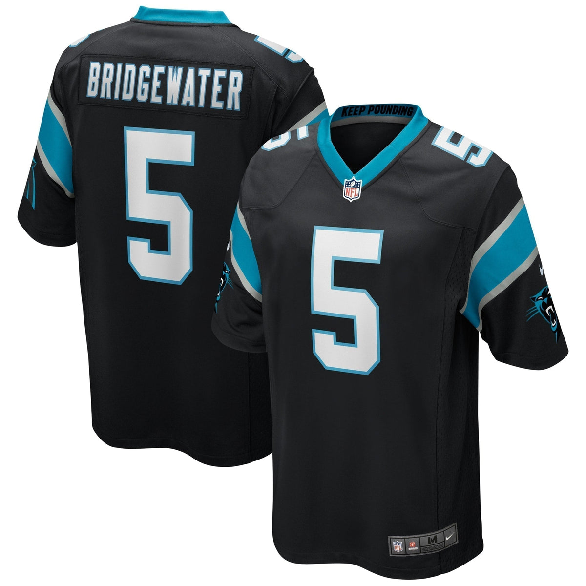 Teddy Bridgewater Carolina Panthers Nike Game   Jersey - Black