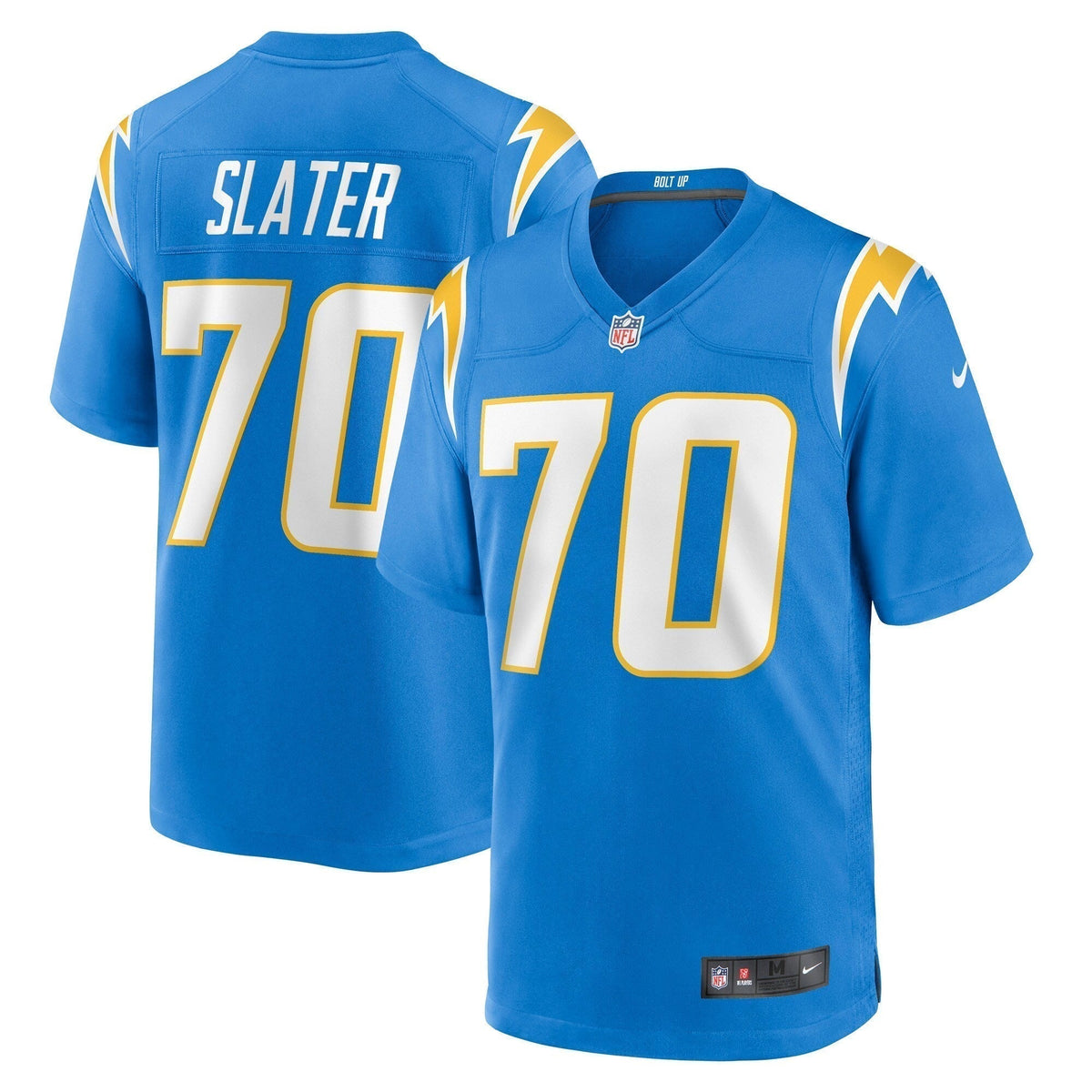 Rashawn Slater Los Angeles Chargers Nike 2021 NFL Draft First Round Pick Game Jersey - Powder Blue