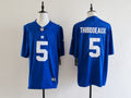 Men's New York Giants Kayvon Thibodeaux Jersey-Blue