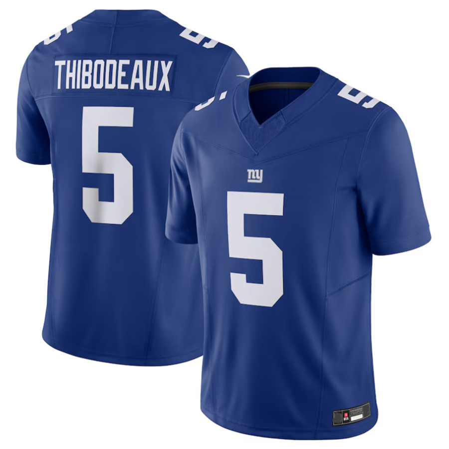 #5 Kayvon Thibodeaux Player NY.Giants Royal Vapor F.U.S.E. Limited Football Jerseys