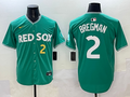 Men's Boston Red Sox Alex Bregman #2 Green 2025 City Connect Replica Player Jersey