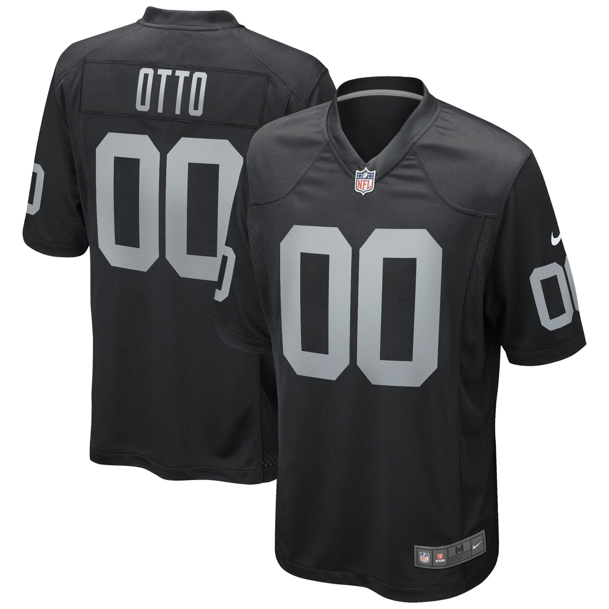 Jim Otto Las Vegas Raiders Nike Game Retired   Jersey - Black