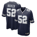 Men's Dallas Cowboys Tyler Booker Nike Navy 2025 NFL Draft First Round Pick Game Jersey