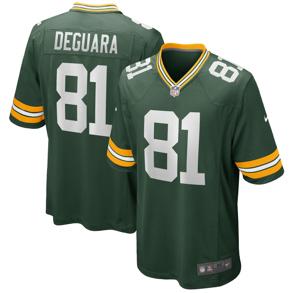 Josiah Deguara Green Bay Packers Nike   Game Jersey - Green
