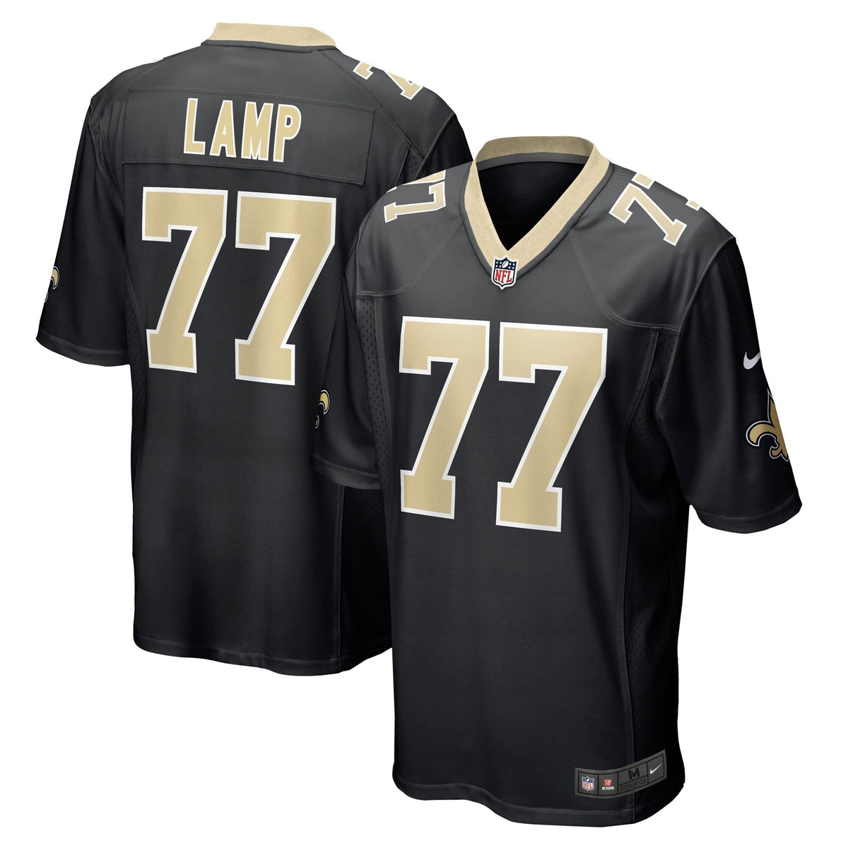 Forrest Lamp New Orleans Saints Nike Game   Jersey - Black