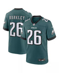 Men's Saquon Barkley Midnight Green Philadelphia Eagles Jersey