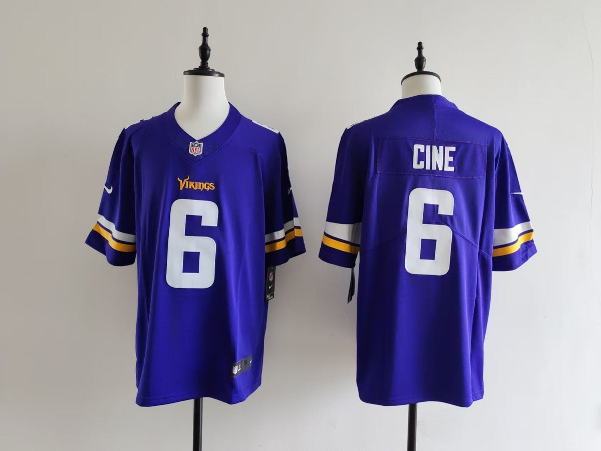 Men's Minnesota Vikings Lewis Cine Nike Jersey -  Purple#6