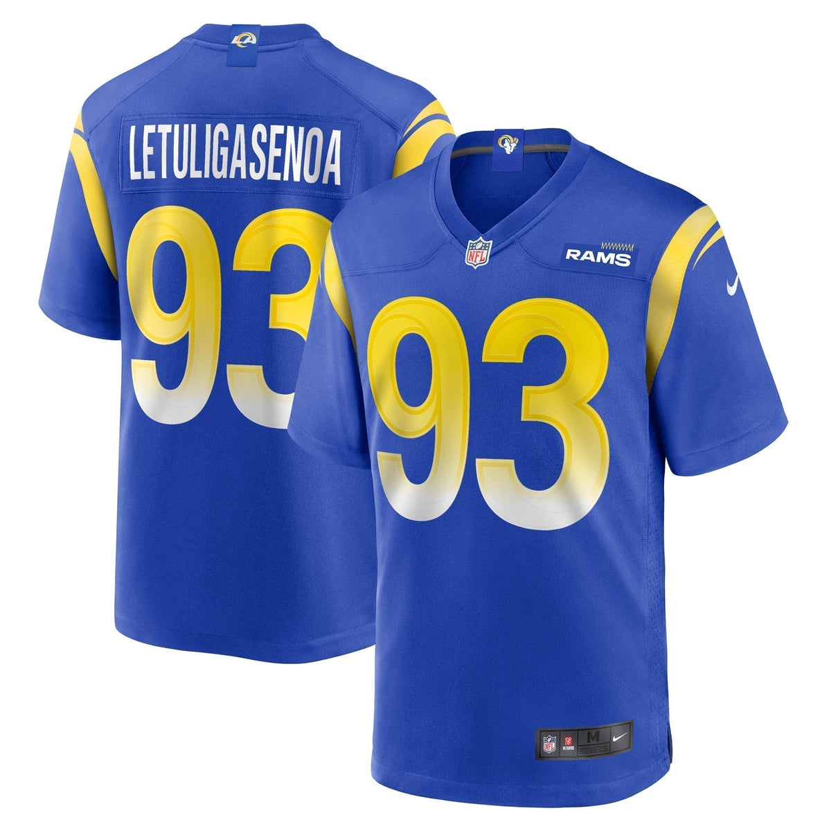 Tuli Letuligasenoa Los Angeles Rams Nike Game Jersey -  Royal