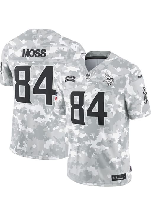 Randy Moss Nike Minnesota Vikings Mens White 2024 STS Limited Football Jersey $195.00