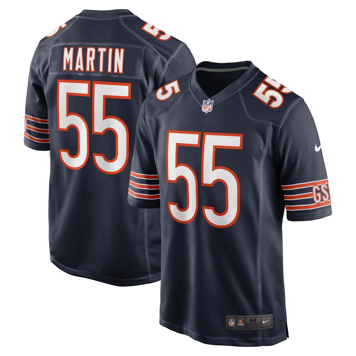 Jacob Martin Chicago Bears Nike  Game Jersey -  Navy