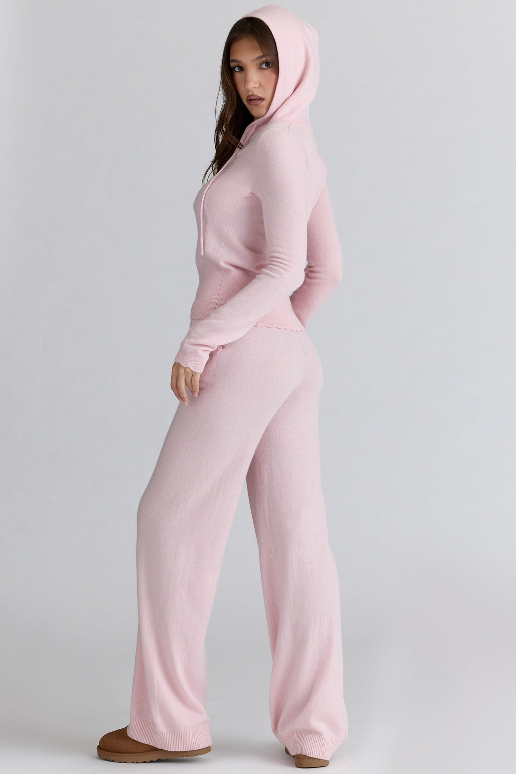 pink cashmere travel set