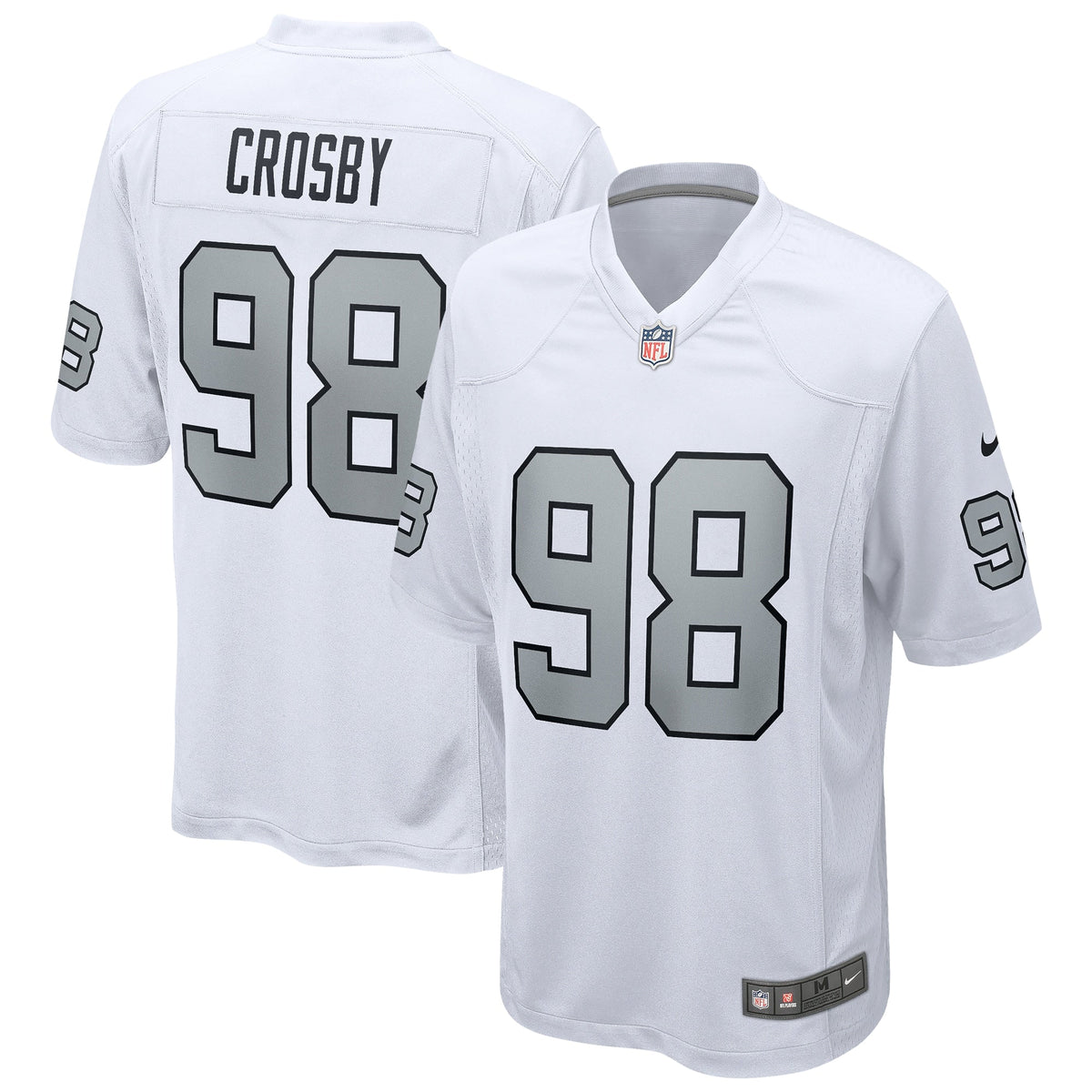 Maxx Crosby Las Vegas Raiders Nike Alternate Game Jersey - White