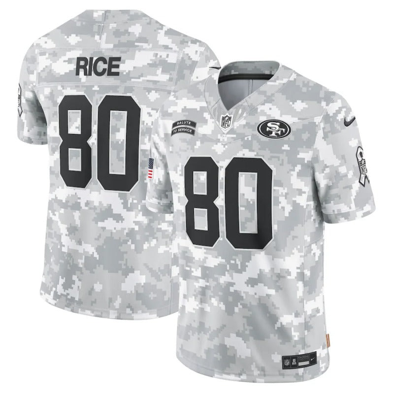 Jerry Rice San Francisco 49ers Salute To Service 2024 Jersey