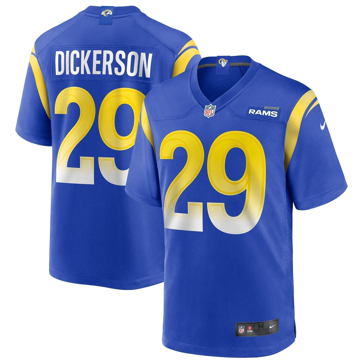Eric Dickerson Los Angeles Rams Nike Game Retired   Jersey - Royal